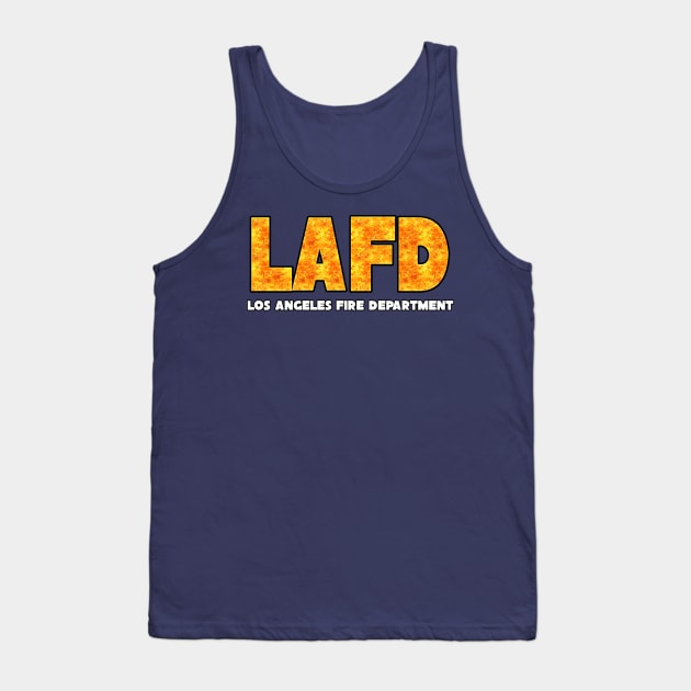 LAFD Tank Top by ZombeeMunkee